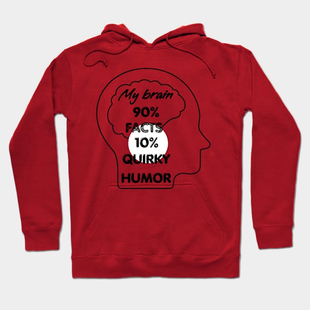 Brain facts | Fun and humor Hoodie by Sura